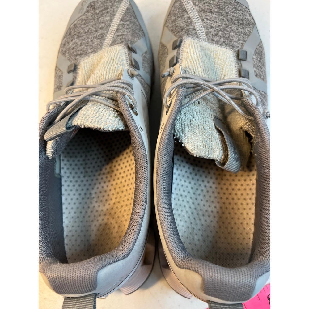 On Cloud Running Shoes Grey Mesh Swiss Engineering Sneakers Womens 9 Mens 7.5 - Picture 7 of 9